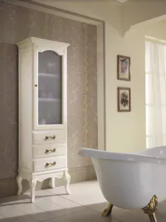 VERSAILLES 128 LAVABO IN VETRO  AVORIO CON DECORI — фото 3