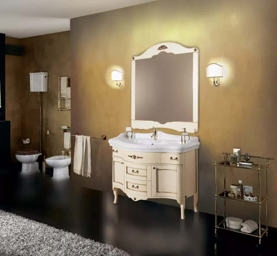 PALLADIO 110 Avorio con oro opaco